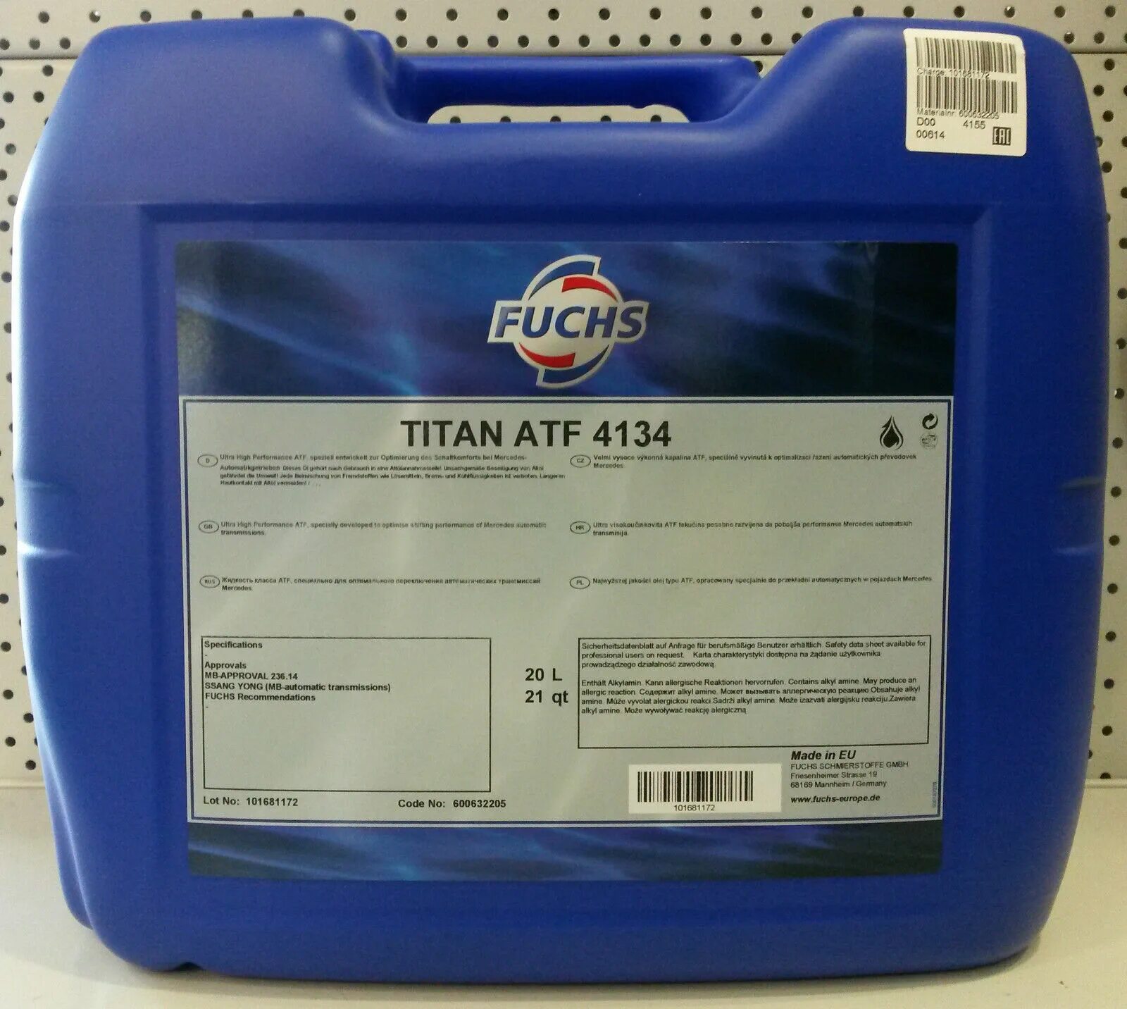 Atf 4134. Titan ATF 4134. Fuchs Titan 4134. Fuchs Titan ATF. Fuchs Titan EG ATF 134.