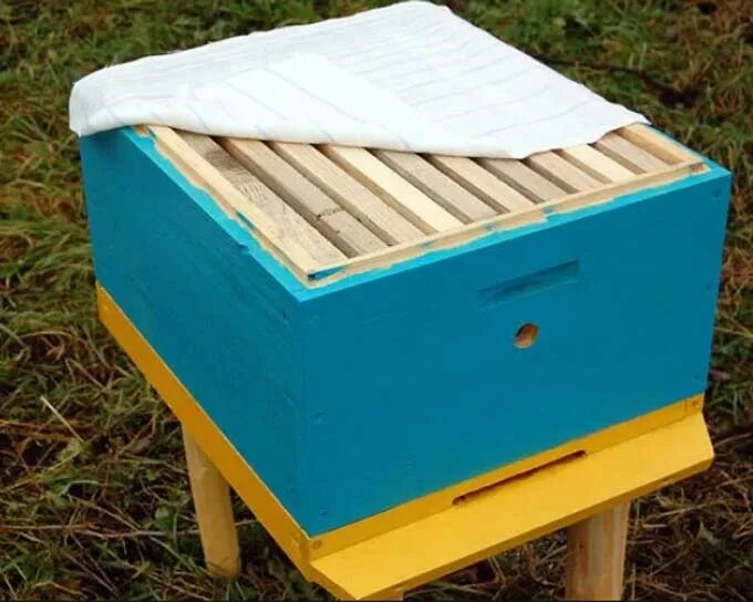 Улей 2 корпусной на 10 рамок дадан. Зимние ульи для пчел. Леток улья на зиму. Улей с верхним летком. Прикрыть летки ульев.