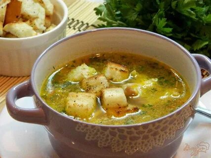 Простой суп с мясом и картошкой