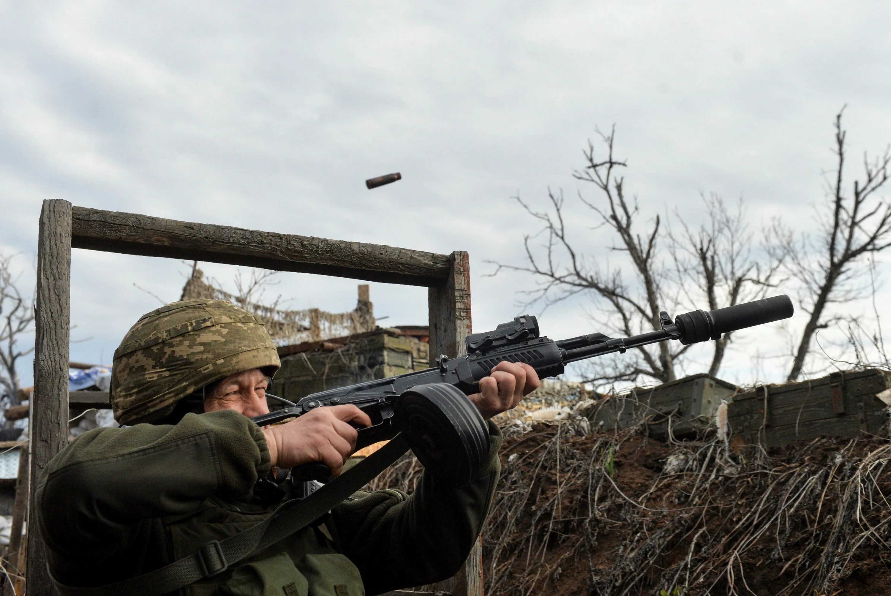 Украинские боевики.