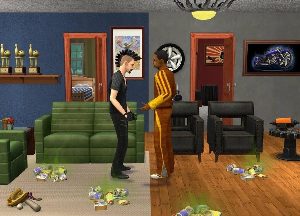 The sims 2. Another life apartment.