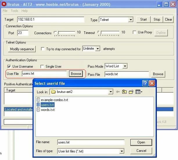 Pass file
