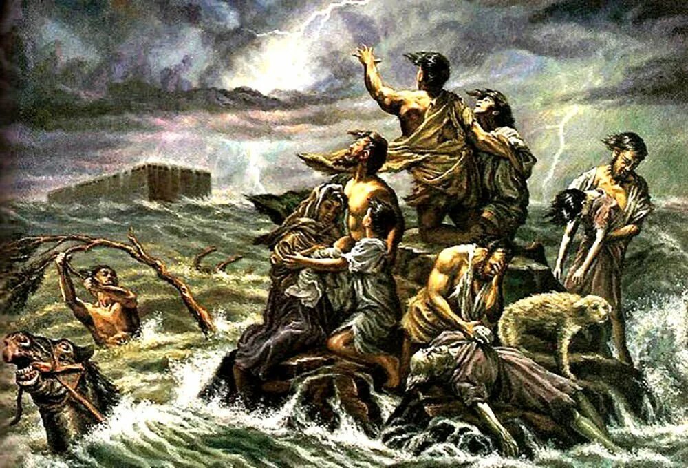 Ветхий Завет потоп. Великий потоп в Библии. Ной и Великий потоп.