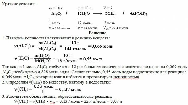 Молярная масса карбида алюминия. Образование метана из карбида. Метан из карбида алюминия. Метан образуется при взаимодействии. Сгорание метана сколько моль