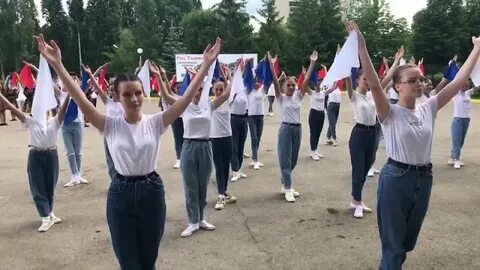 Флешмоб русь танцевальная