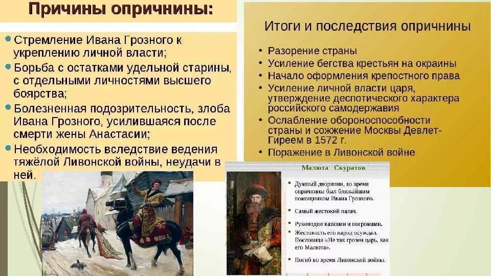 Положение являющееся целью опричнины. Опричнина ивана грозного причины и итоги. опричнина причины и последствия. последствия опричнины ивана грозного. причины политики опричнины.
