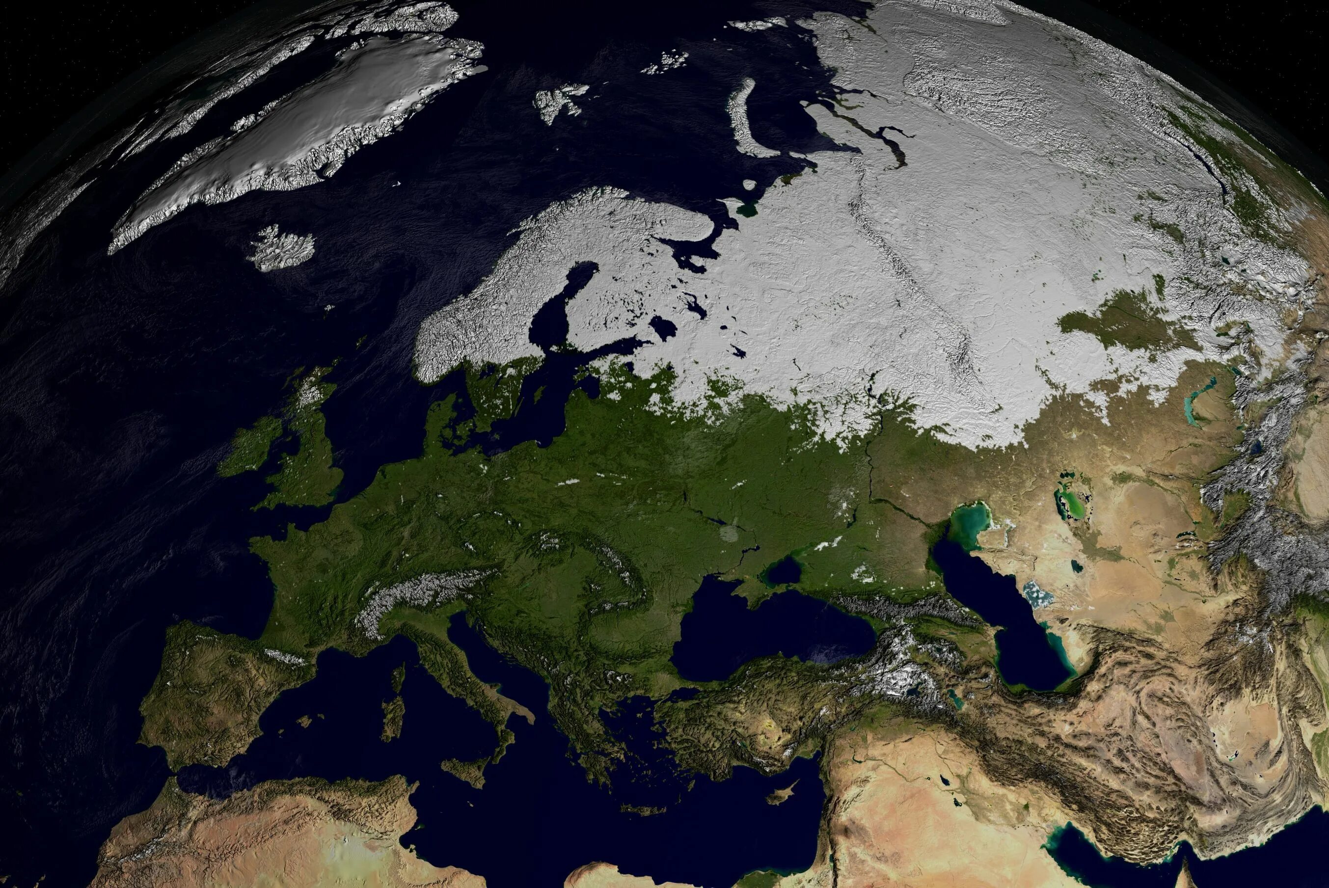 Другие страны видно. Россия из космоса. Земля зимой из космоса. Снимки из космоса. Земля из космоса Европа.