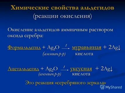Аммиачный раствор оксида серебра 2
