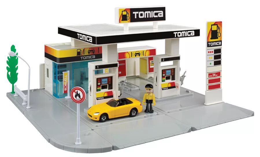 Tomica Заправочная станция. Игровой набор Технопарк "бензоколонка". Ct11-288-2. Игровой набор заправка Petrol Station. Заправочная станция игрушка Gas зеленая.