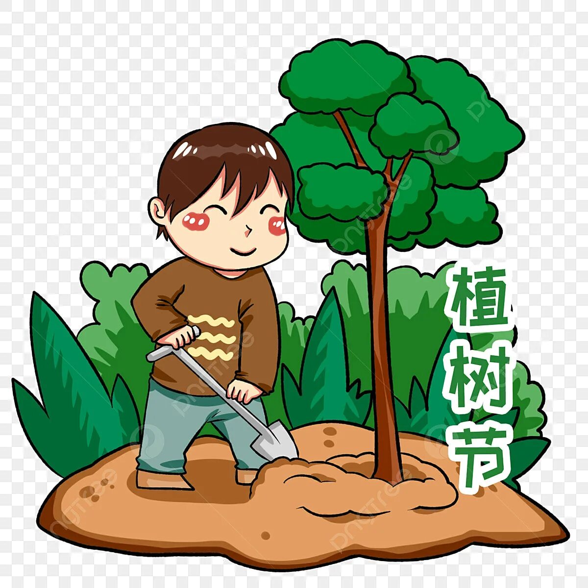 Мальчик на дереве рисунок. Little Trees зеленая. Planting boy