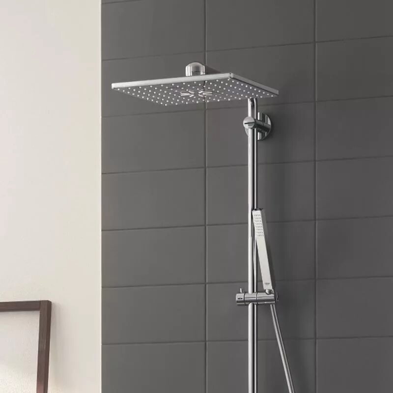 Euphoria smartcontrol 310. Душевая стойка grohe euphoria smartcontrol. душевая система grohe euphoria smartcontrol 310 duo cube с термостатом 26508000. душевая система grohe 26508000. 26508000 grohe.