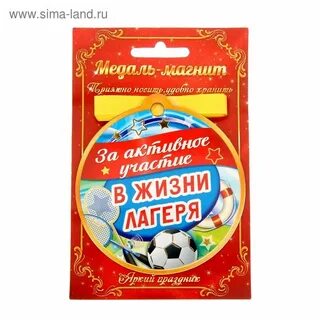 За активное участие в жизни лагеря