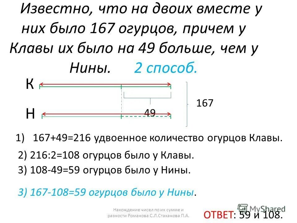 Задачи на нахождение числа по двум разностям. Задачи на удвоенное число и разность. Задачи на удвоенное число. Задачи на удвоенное число. Задачи на нахождение двух чисел по их сумме и разности правило.