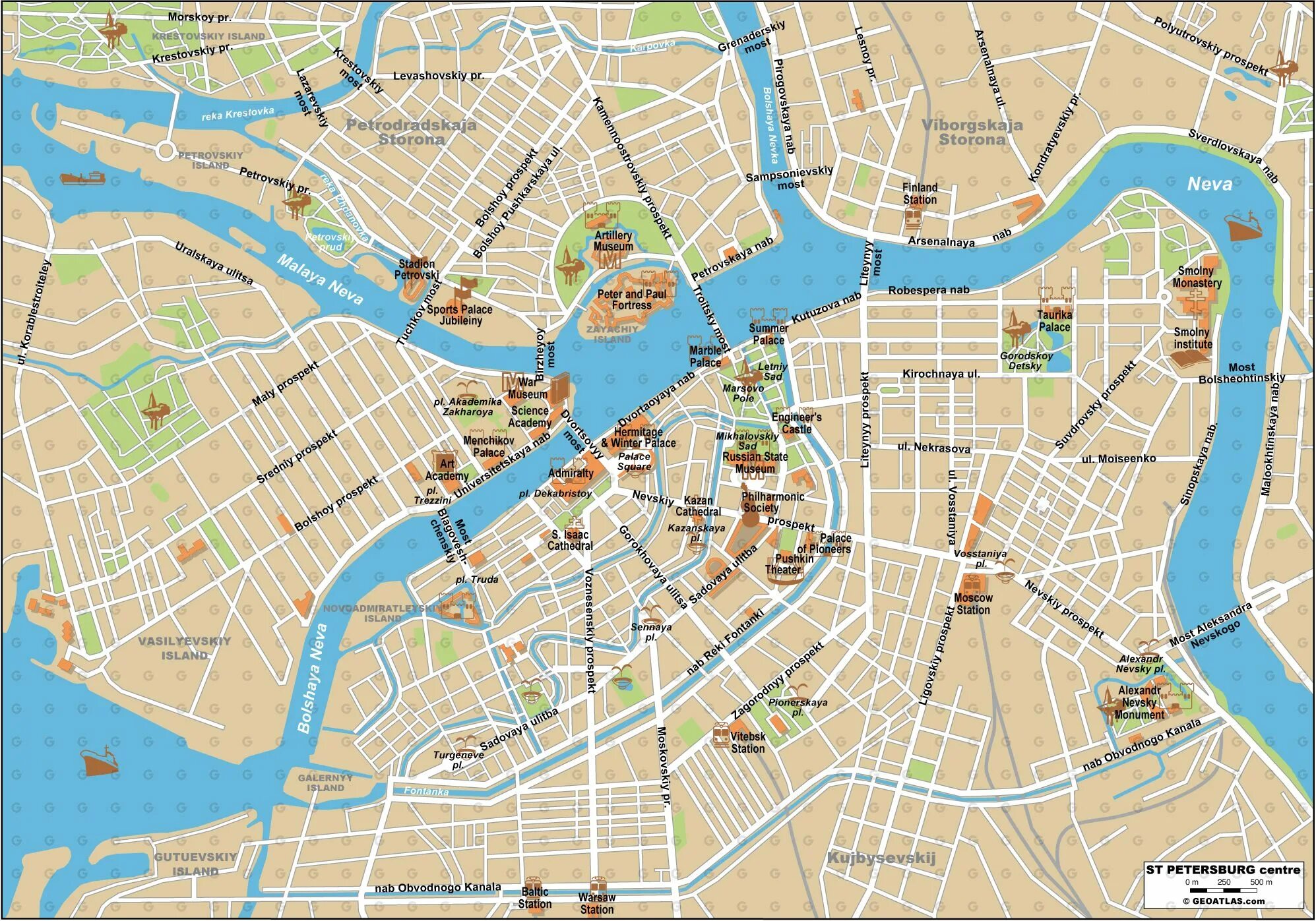 Санкт-Петербург. Центр. Карта.. Исторический центр Санкт-Петербурга на карте. План центра Санкт-Петербурга.