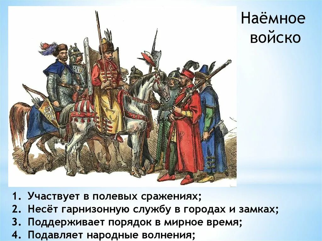 Что такое наёмное войско. Фемное ополчение. Полки нового строя. Гессенские наемники в америке. Полки иноземного строя михаил федорович.