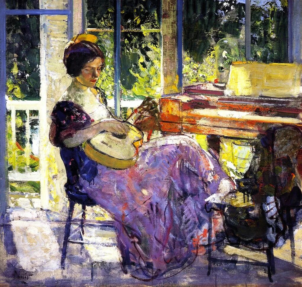 Романс попутная. Художник Richard Edward Miller. Художник Richard Emil Miller (1875-1943). Richard Edward Miller картины.