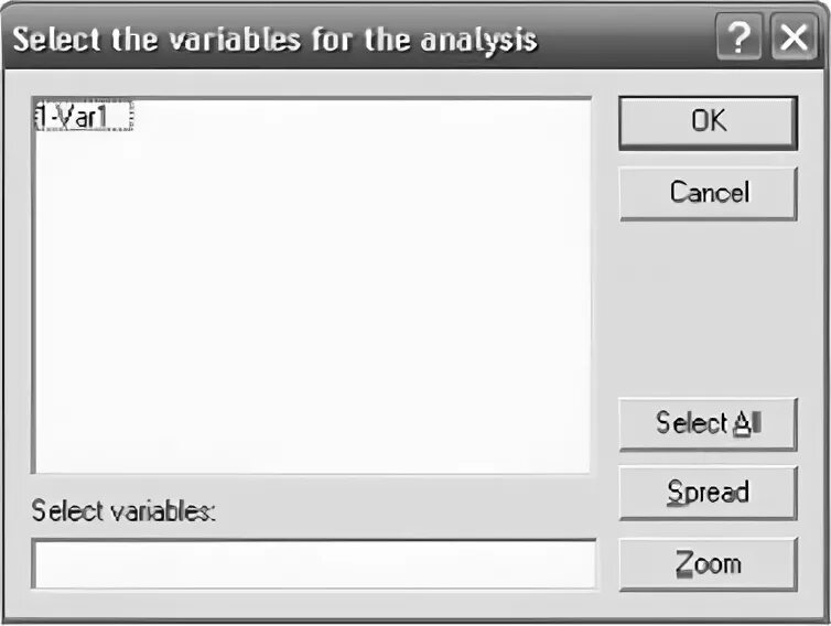 Select variables. React variables selector.