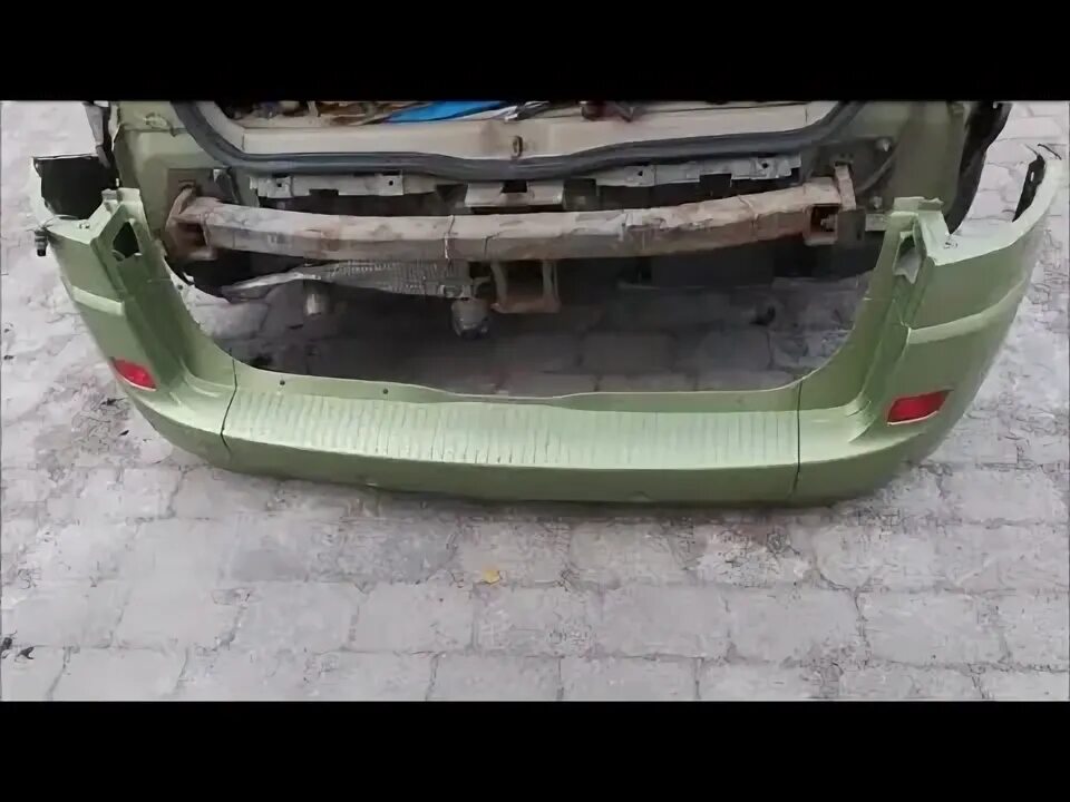 7701474785 Бампер задний RENAULT Scenic 2 купить бу Z15506514 - iZAP24