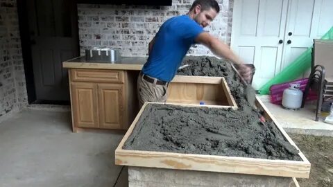 Кухня из бетона своими руками