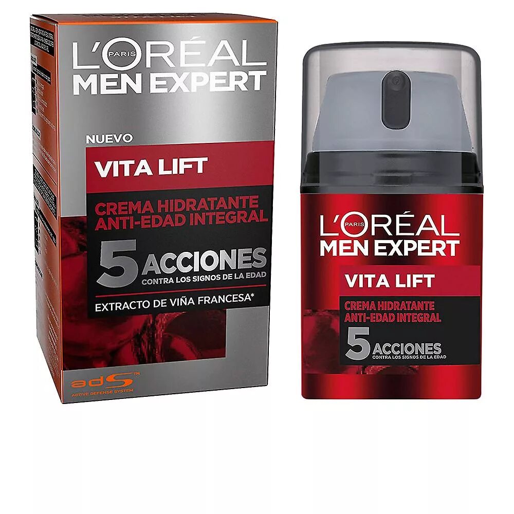 Омолаживающий крем для мужчин. Men Expert Vita Lift 5. Loreal men 5 антивозрастной 50. Мужской крем для лица l'Oreal men Expert антивозрастной.