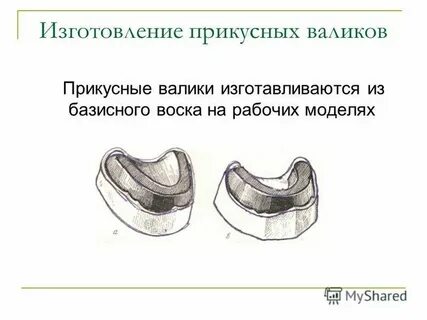 Прикусные валики