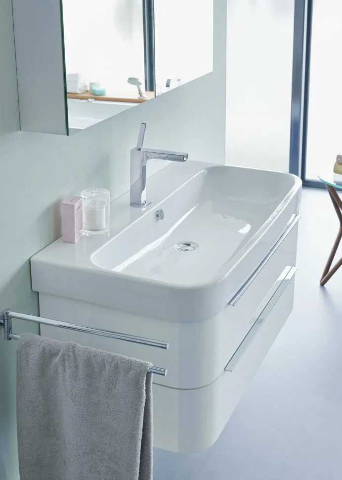 Удобная раковина в ванную. Duravit Happy d.2. Duravit Happy d.2 раковина. Тумба Duravit Happy d.2. Тумба Дюравит Happy d2.