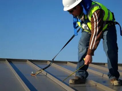 Roofing work