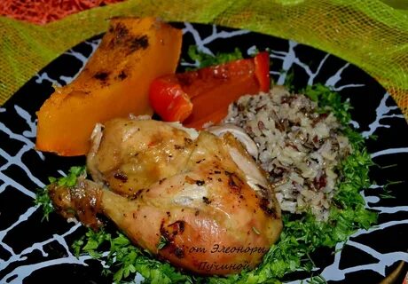 Рецепт запекания курицы с рисом