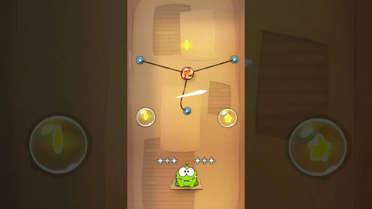 Cut the Rope 1 22 уровень. Cut the Rope 22 уровень картонная коробка. Cut the Rope уровни. Cut the Rope картонная коробка.