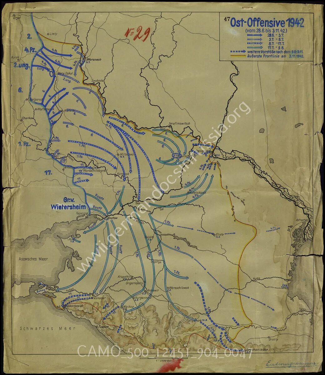 Немецкая карта 1942 года. Военная карта 1942 года. Карта лета 1942. Карта 1942 года ВОВ.