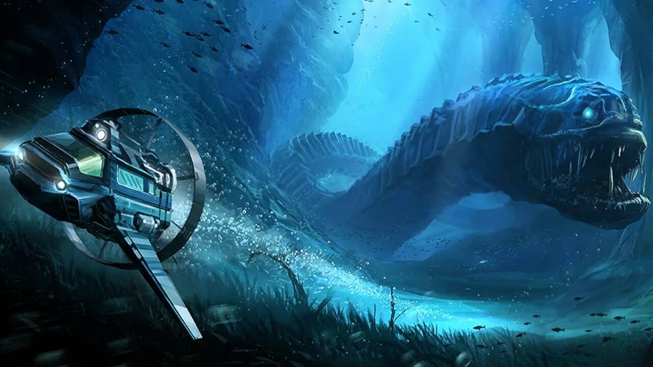Морские чудовища. Подводные монстры. Глубины океана чудовища. Гигантские подводные существа. Игры вода монстру