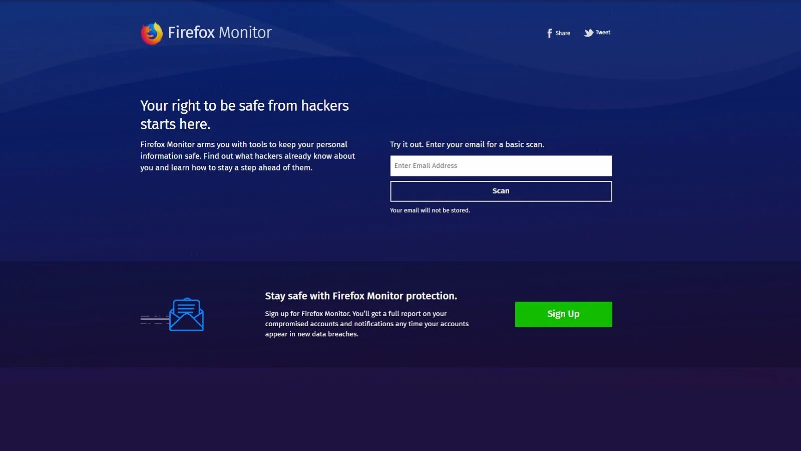 Mozilla monitor. Firefox monitor.