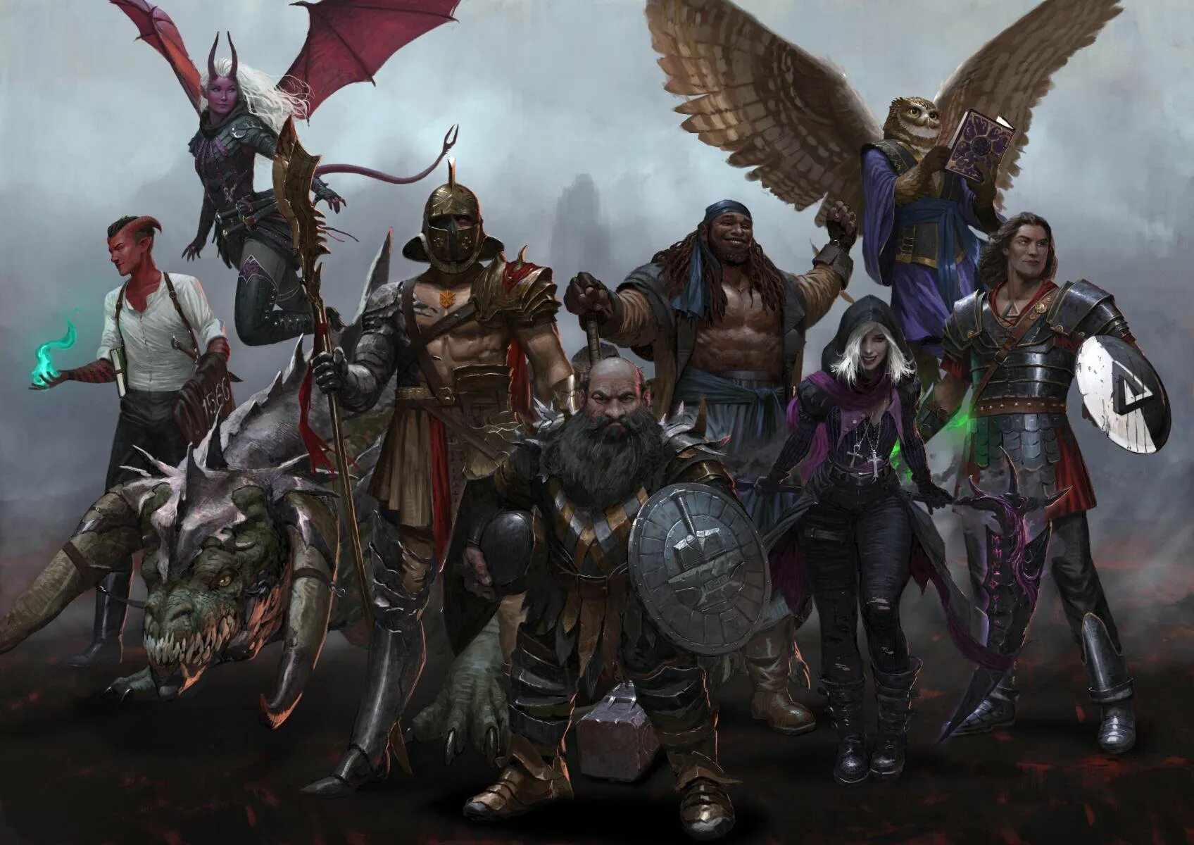 Днд герои арт. Ширма мастера dnd 5. Подземелье и драконы настольная игра. Днд партия приключенцев арт. Dnd группа приключенцев арт.