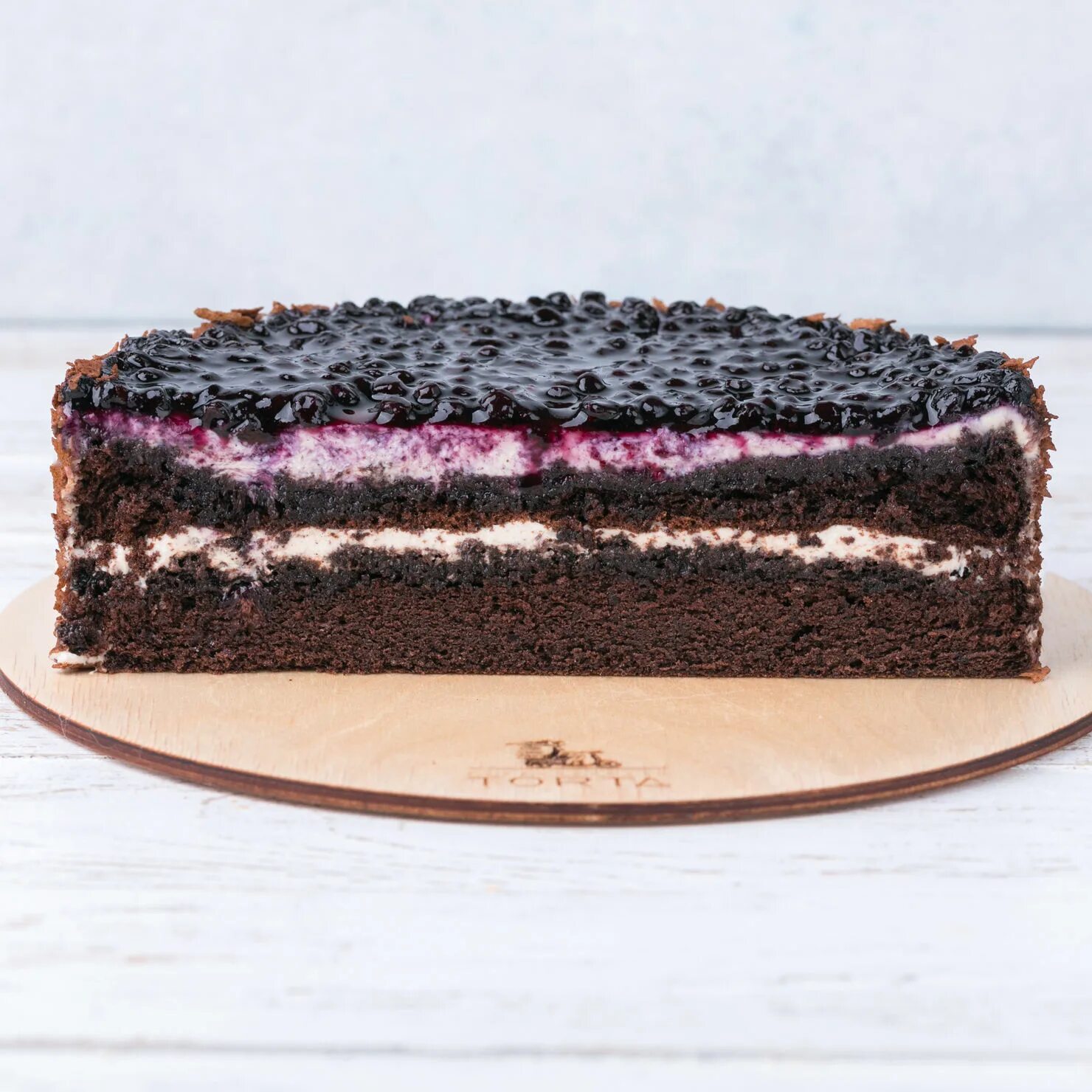 Торт Амаретто. Черничный бисквитный торт. Шоколадный бисквит с черникой. Воздушный шоколадный бисквит