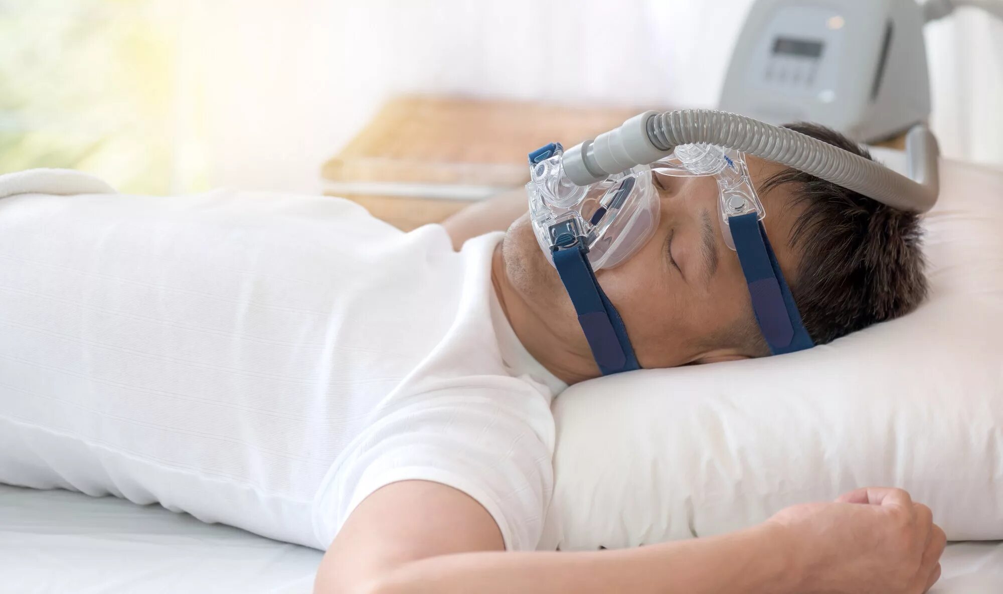 Заболевание апноэ во сне. Терапия сна. Артериальное апноэ. Подушка для CPAP терапии Oxygen Plus.