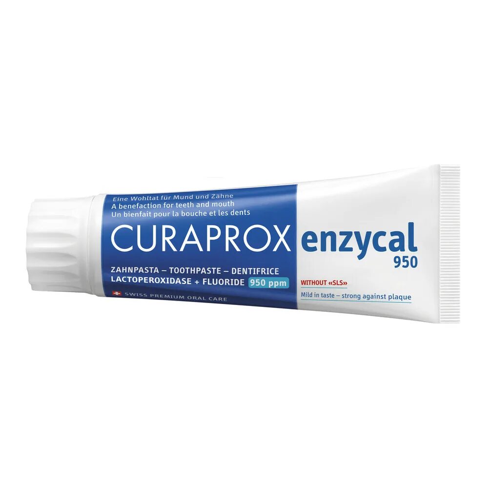 Зубная паста курапрокс. Curaprox Enzycal 950. Зубная паста Enzycal 950, 75 мл.. Зубная паста Curaprox Enzycal 950. Курапрокс паста 950.