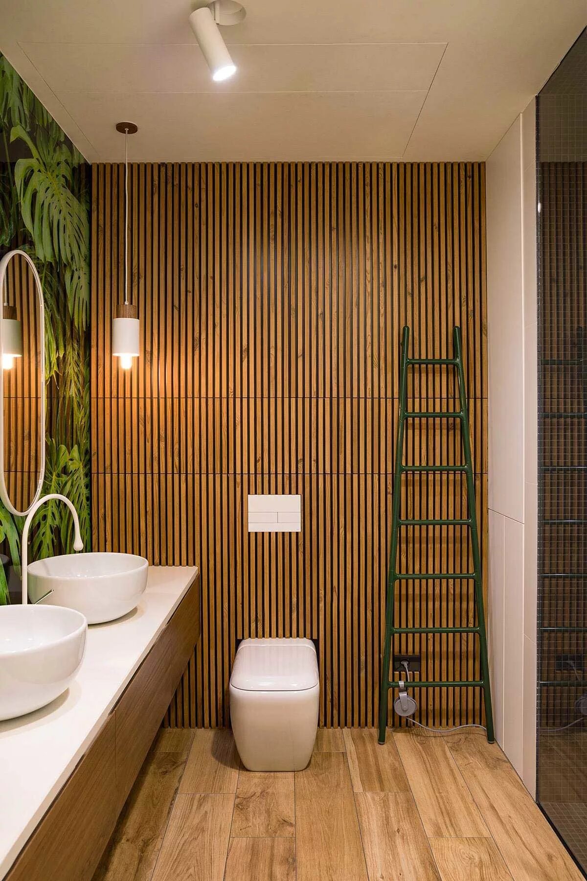 Панели дерево ванной. Душевая комната экостиль под дерево. Ванная в тропическом стиле. Бамбук в интерьере ванной. Интерьер санузла.