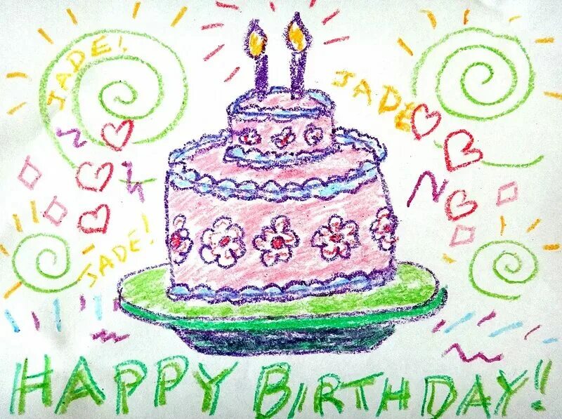 Папа рисует день рождение. Рисунок на день рождения. Детские рисунки с днем рождения. Рисунок на деньрожденея. Рисунок папе на день рождения.
