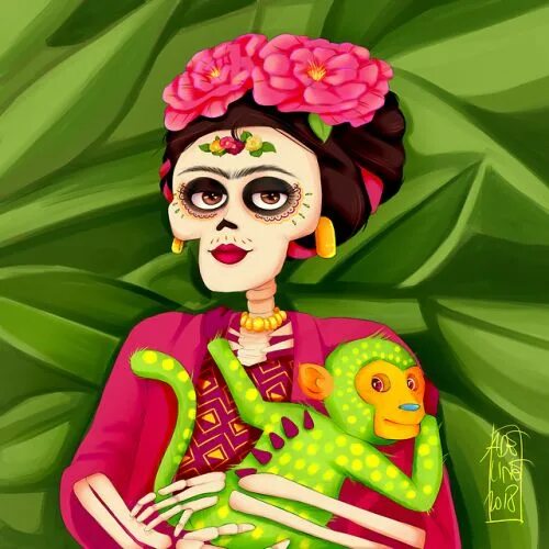 Тайна коко фрида кало фото Frida Kahlo Coco cosplay Nov. 2nd 2018 Album on Imgur