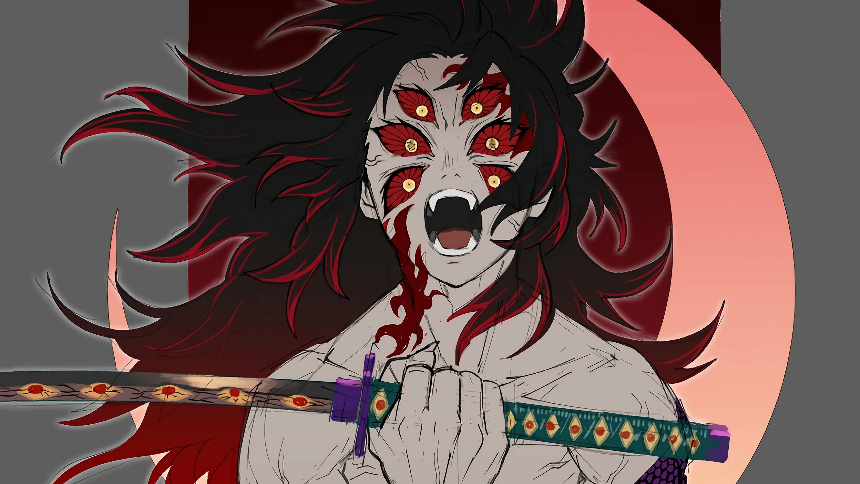 Как зовут демонов высшей луны. Демон slayer kimetsu кокушибо. демон slayer kimetsu. клинок рассекающий демонов луны кокушибо. клинок рассекающий демонов кокушиба.