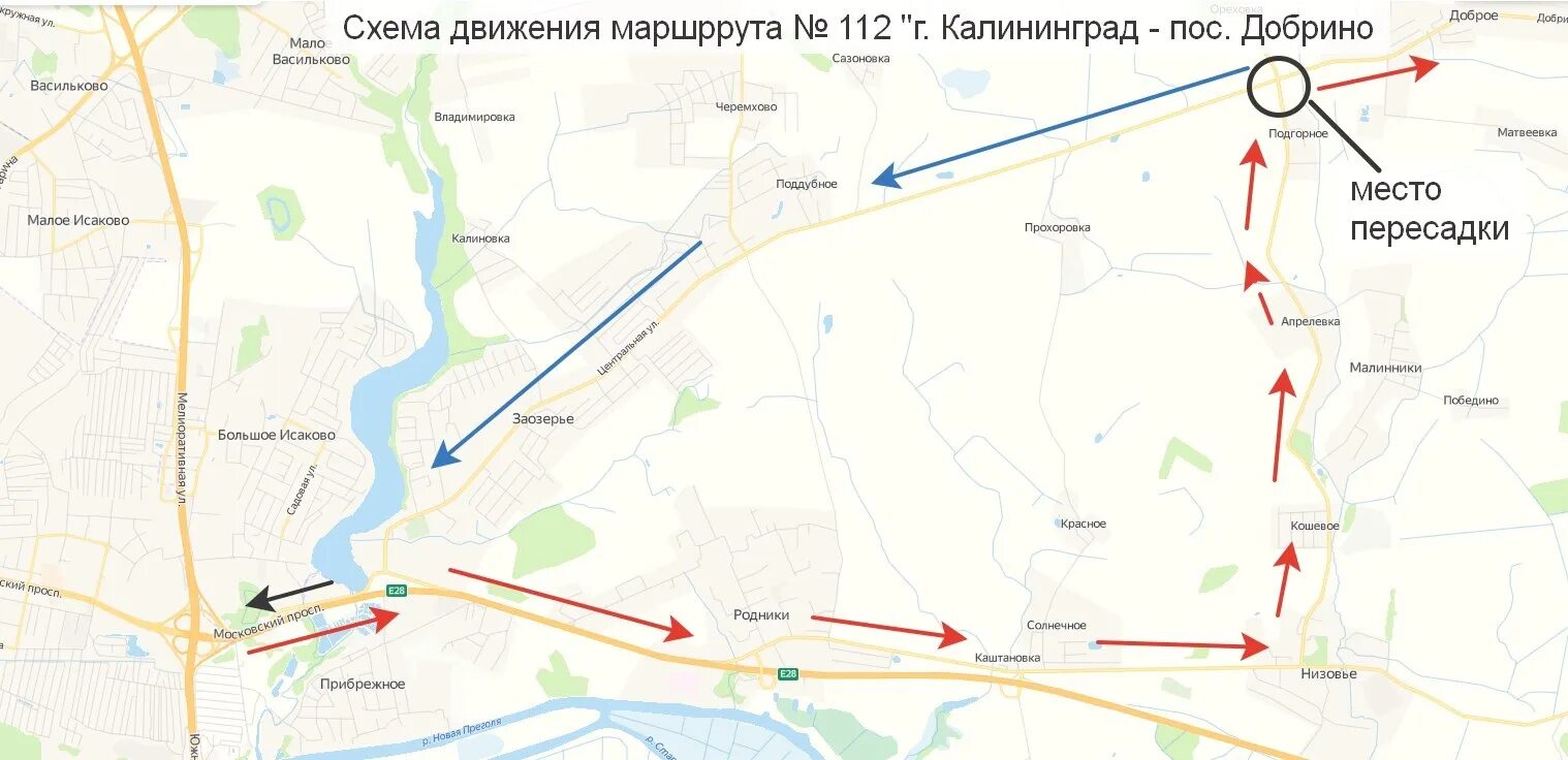 Схема объезда. Калининград Добрино. Схема общественного транспорта Калининград. Автобус Калининград ВК.