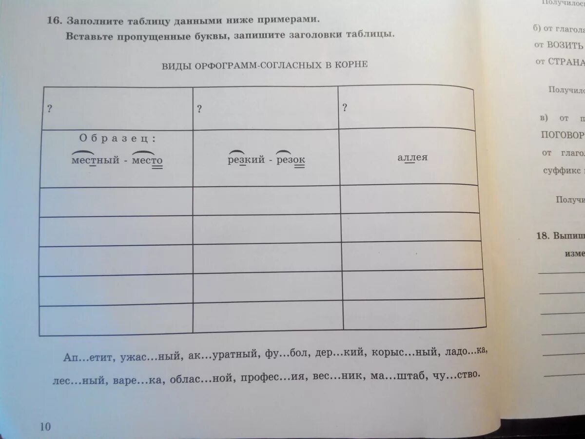 Вставь пропущенные буквы заполни словами таблицу. Заполните таблицу. Заполни заполни таблицы. Zapolnite tablicu. Заполните таблицу примерами, данными ниже.