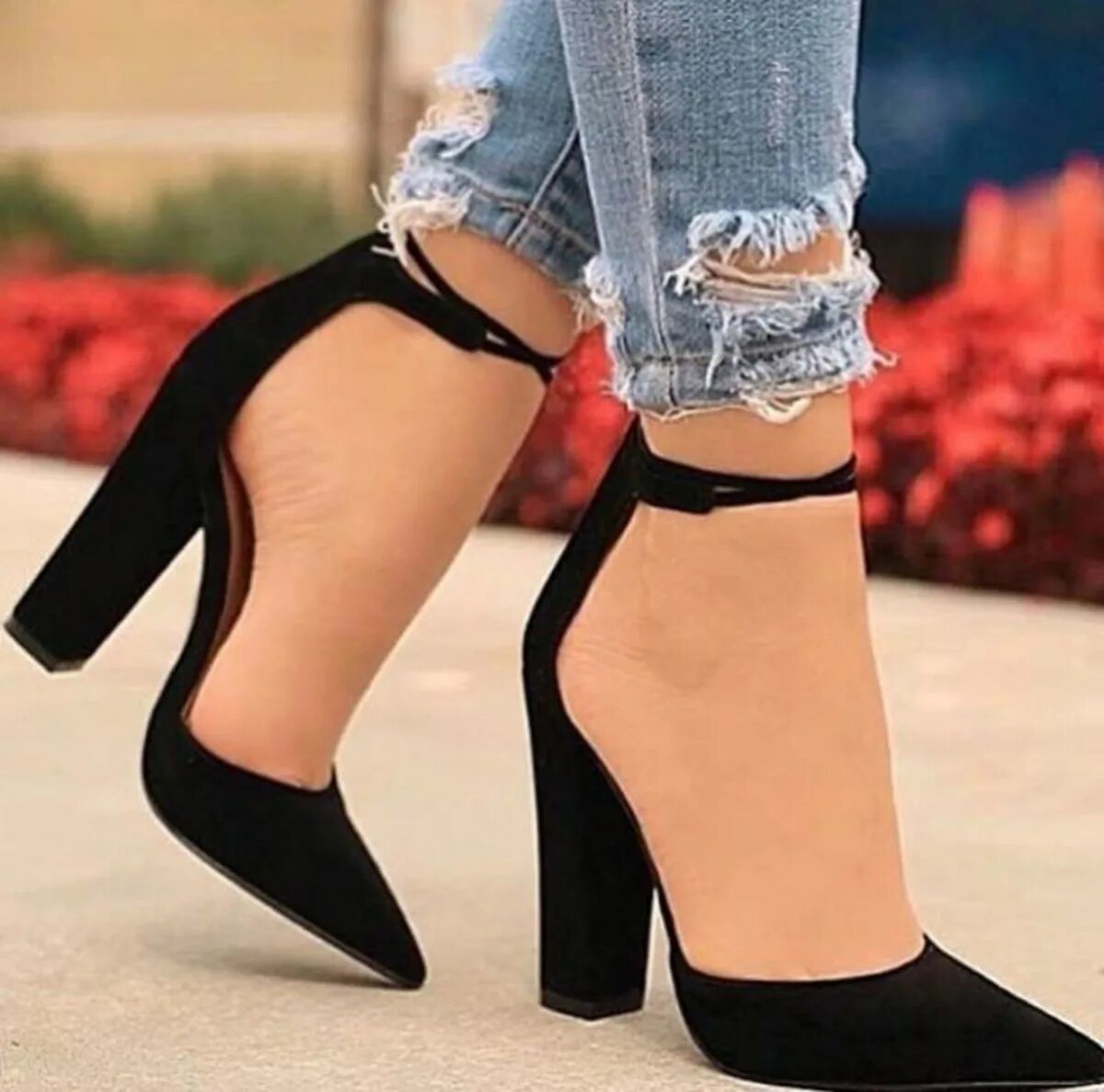 модные туфли на каблуке