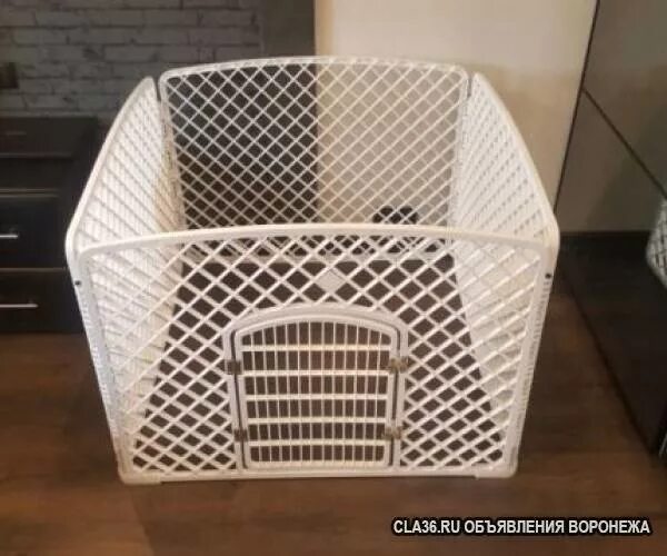 Вольер пластиковый. Вольер для собак, пластиковый (100×75 см), белый. пластиковый вольер для щенков. вальер для щенков пластиковый. вольер пластиковый для щенков в квартиру.