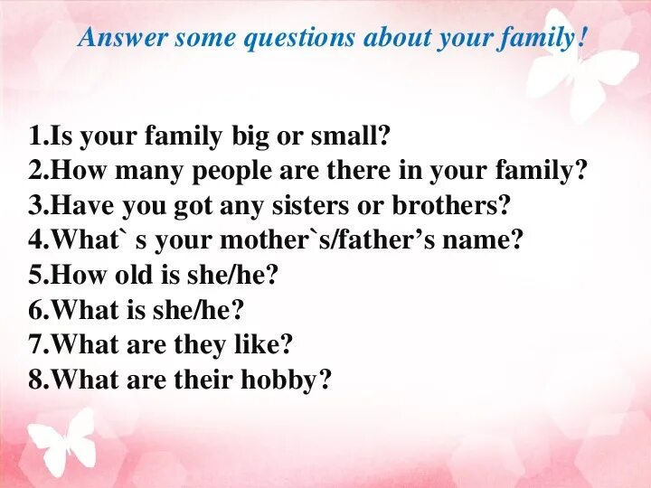 Answer the questions and discuss. Family questions. Questions about Family. Questions about Family for Kids. Questions about Family Elementary.