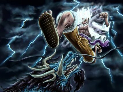 Hybrid Kaido and Nika Luffy vs Released Boros and Second form Garou - Battles - 