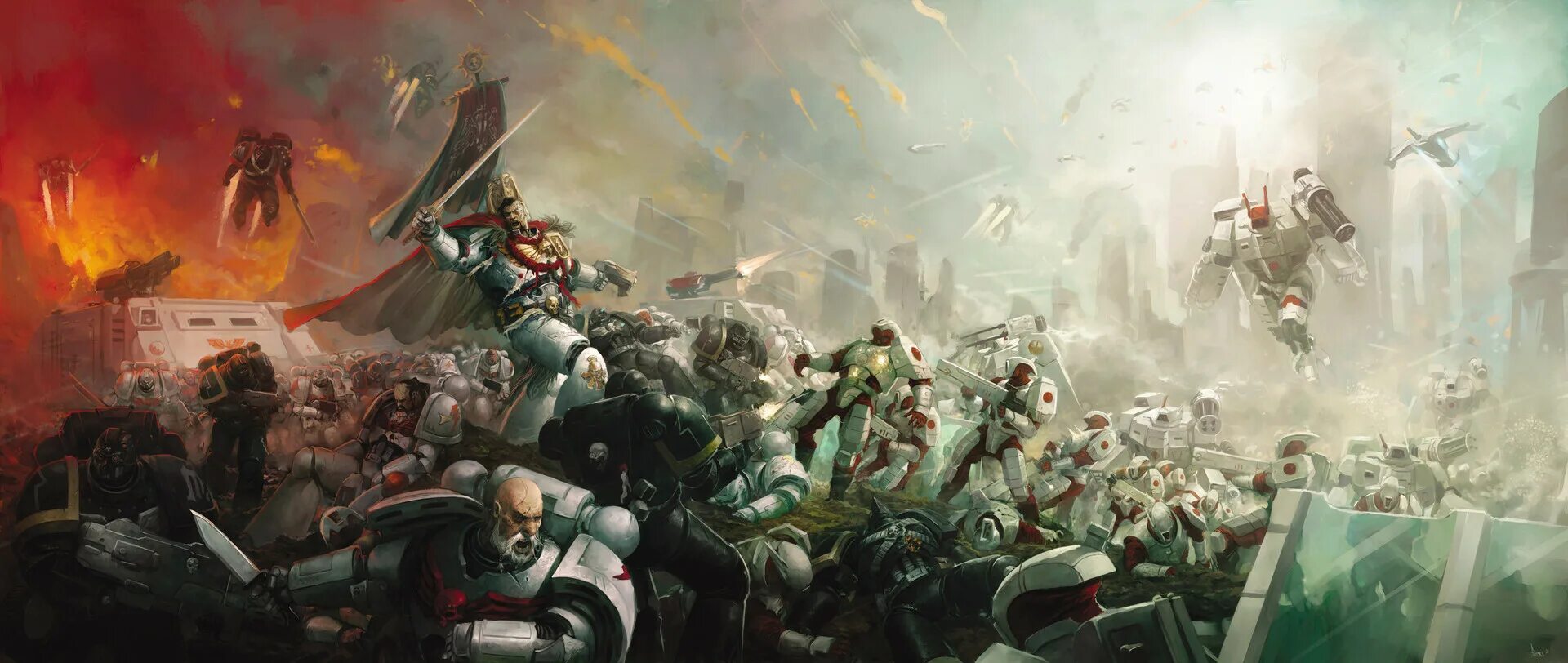 Тау Warhammer 40.000. Вархаммер 40000 крестовый поход. Имперская гвардия вархаммер 40000 Тау. Warhammer 40.000 белые шрамы. Космодесант против