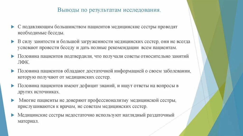 Обучение пациента приему лекарственных средств алгоритм. Вывод по результатам беседы. выводы по результатам исследования. обучить пациента ведению дневника самоконтроля. выводы по проблемам пациентов.