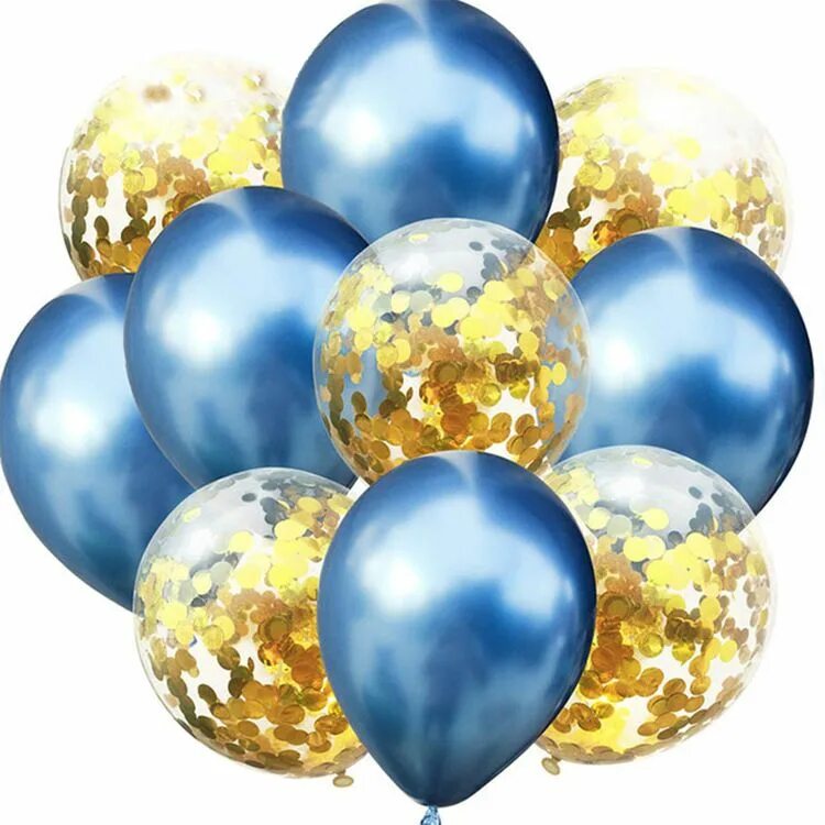 Сине золотые шары. Шар хром с конфетти. Золотые воздушные шары. Золотистые шары. Шары синие с золотом.