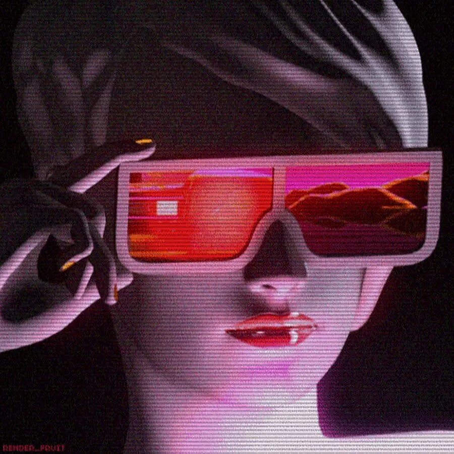 В розовых очках песня. Ретро Вейв очки. Очки Synthwave. Аватарки в стиле ретро. Очки в стиле ретро.